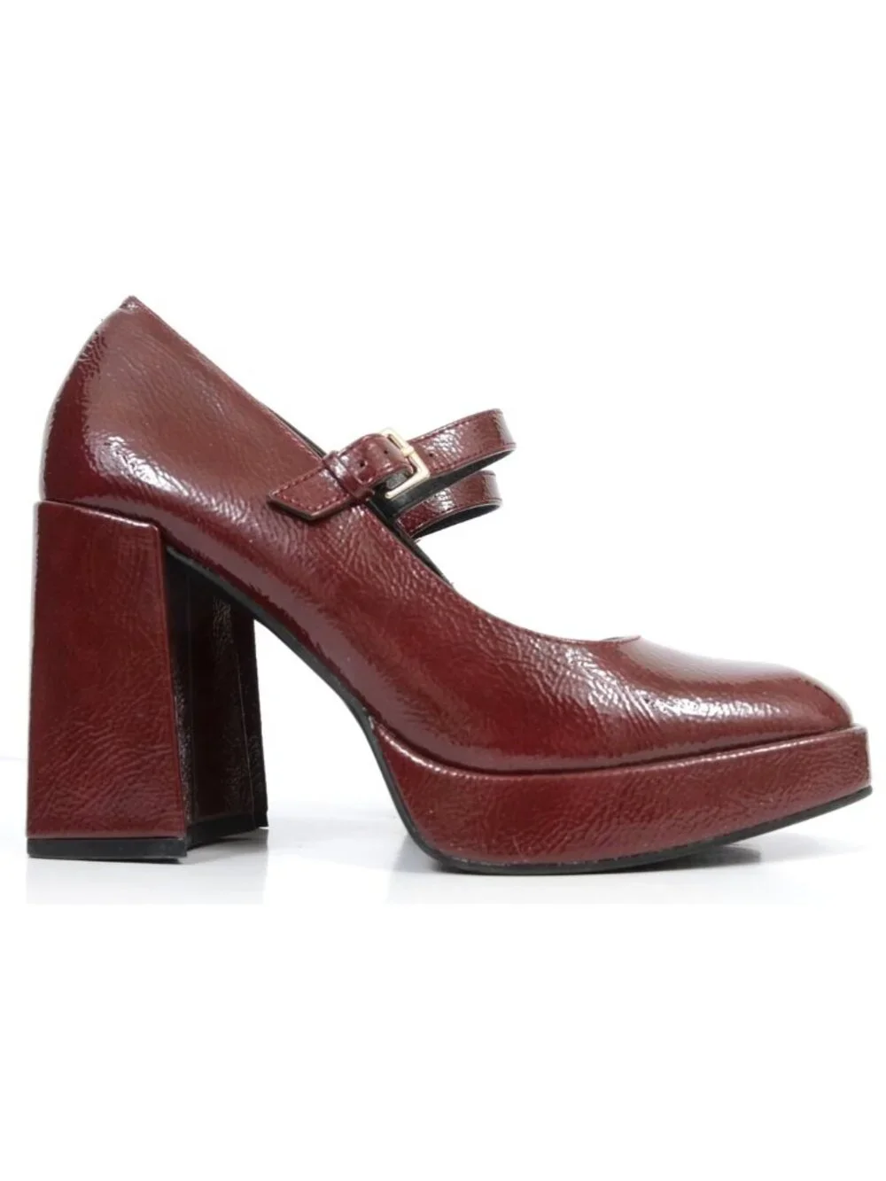 Kenneth Cole Brynne Women's 7 Maryjane Platform Pump Chunky Heels Whimsigoth